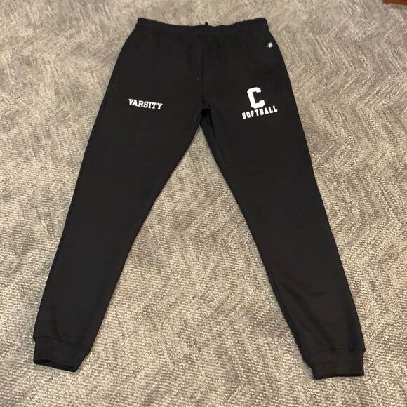 Custom Softball Jogger Pants w/ drawstring waist - Size Medium - Picture 2 of 9